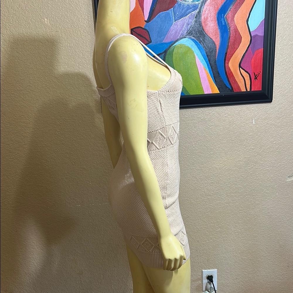 Women’s HELLO MOLLY Venus Cream Knit Dress Size 6 - Picture 4 of 9